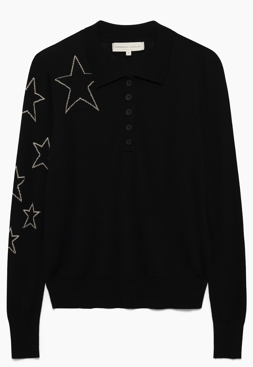 Hannah Childs Show Shirt Hannah Childs- Starla Polo Sweater equestrian team apparel online tack store mobile tack store custom farm apparel custom show stable clothing equestrian lifestyle horse show clothing riding clothes Hannah Childs- Starla Polo Sweater horses equestrian tack store