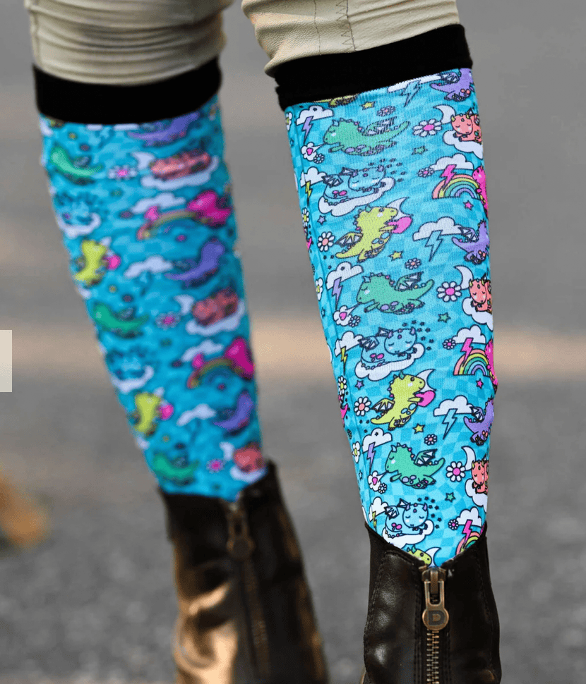 dreamers & schemers Boot Sock Dreamers & Schemers- Dragon Dreams (Youth) equestrian team apparel online tack store mobile tack store custom farm apparel custom show stable clothing equestrian lifestyle horse show clothing riding clothes Dreamers & Schemers- Dragon Dreams (Youth) horses equestrian tack store