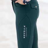 Novella Equestrian Riding Breech Pine Green / XXS Novella- The Always Fits Breech (Full Seat) equestrian team apparel online tack store mobile tack store custom farm apparel custom show stable clothing equestrian lifestyle horse show clothing riding clothes Novella- The Always Fits Breech (Full Seat) horses equestrian tack store