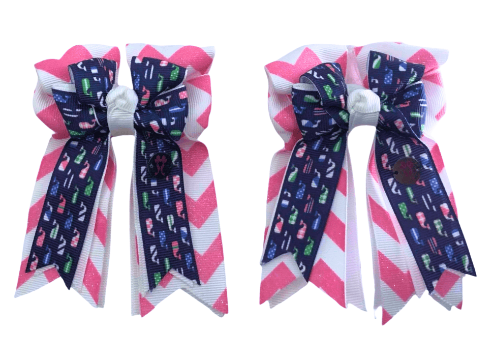 Ponytail Bows Online 3" Tails PonyTail Bows- Southern Whale equestrian team apparel online tack store mobile tack store custom farm apparel custom show stable clothing equestrian lifestyle horse show clothing riding clothes PonyTail Bows- Southern Whale horses equestrian tack store