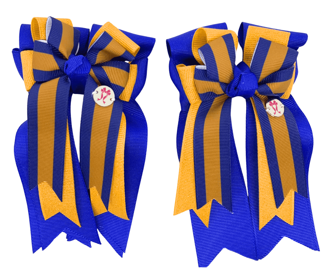 Ponytail Bows Online 3" Tails PonyTail Bows- Royalty Glitter equestrian team apparel online tack store mobile tack store custom farm apparel custom show stable clothing equestrian lifestyle horse show clothing riding clothes PonyTail Bows- Royalty Glitter horses equestrian tack store