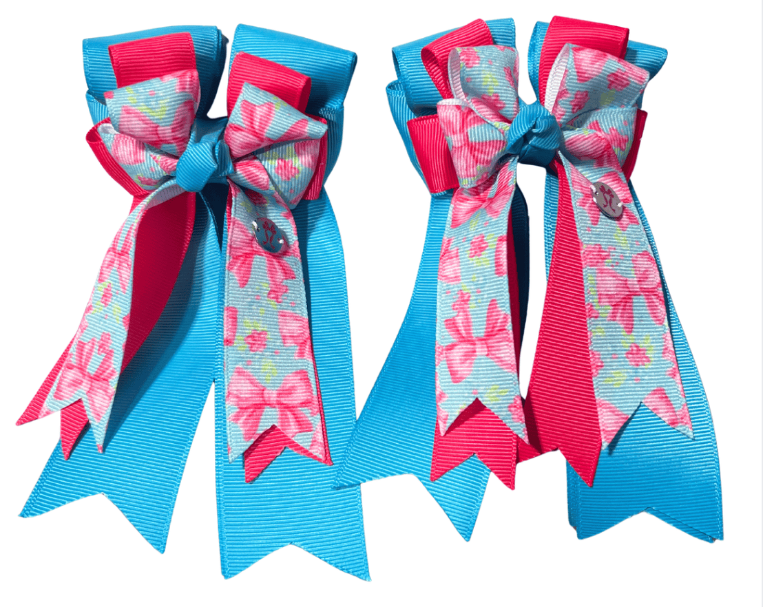 Ponytail Bows Online 3" Tails Bows On Bows - PonyTail Bows equestrian team apparel online tack store mobile tack store custom farm apparel custom show stable clothing equestrian lifestyle horse show clothing riding clothes Bows On Bows - PonyTail Bows horses equestrian tack store