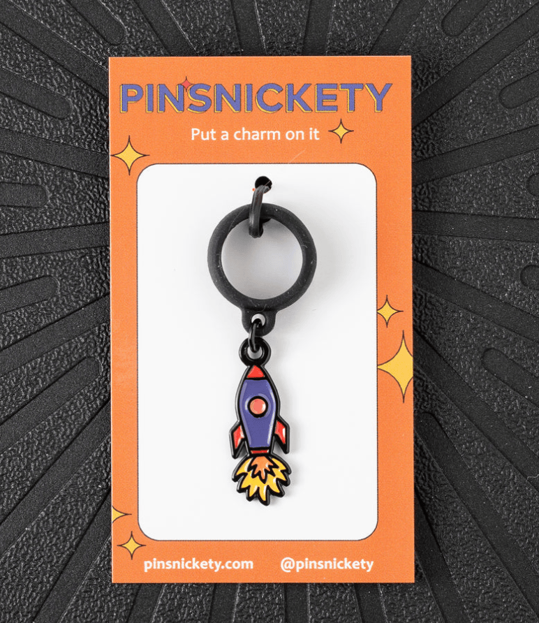 Pinsnickety crop charm Pinsnickety- Rocket Ship Crop Charm equestrian team apparel online tack store mobile tack store custom farm apparel custom show stable clothing equestrian lifestyle horse show clothing riding clothes Pinsnickety- Rocket Ship Crop Charm horses equestrian tack store