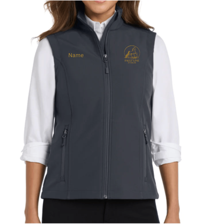 Fault Line Stables- Men's Soft Shell Vest