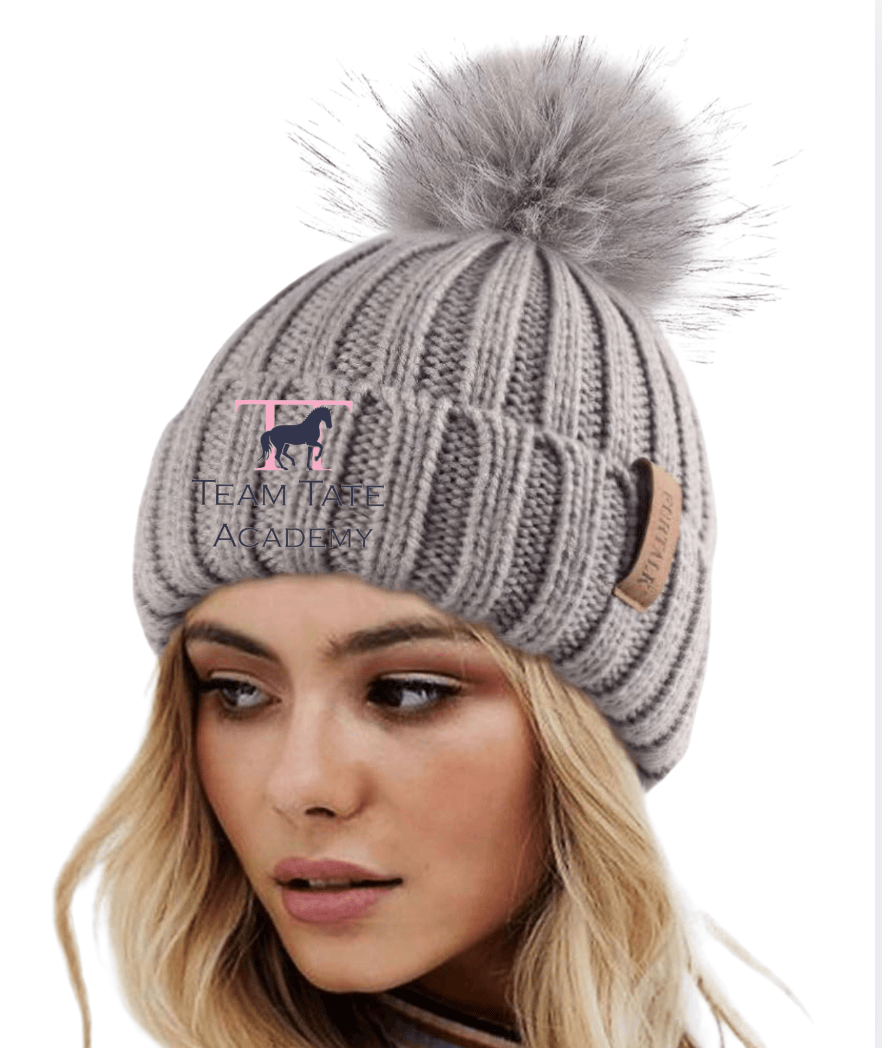 Equestrian Team Apparel custom hats Team Tate- PomPom Hat equestrian team apparel online tack store mobile tack store custom farm apparel custom show stable clothing equestrian lifestyle horse show clothing riding clothes Team Tate- PomPom Hat horses equestrian tack store