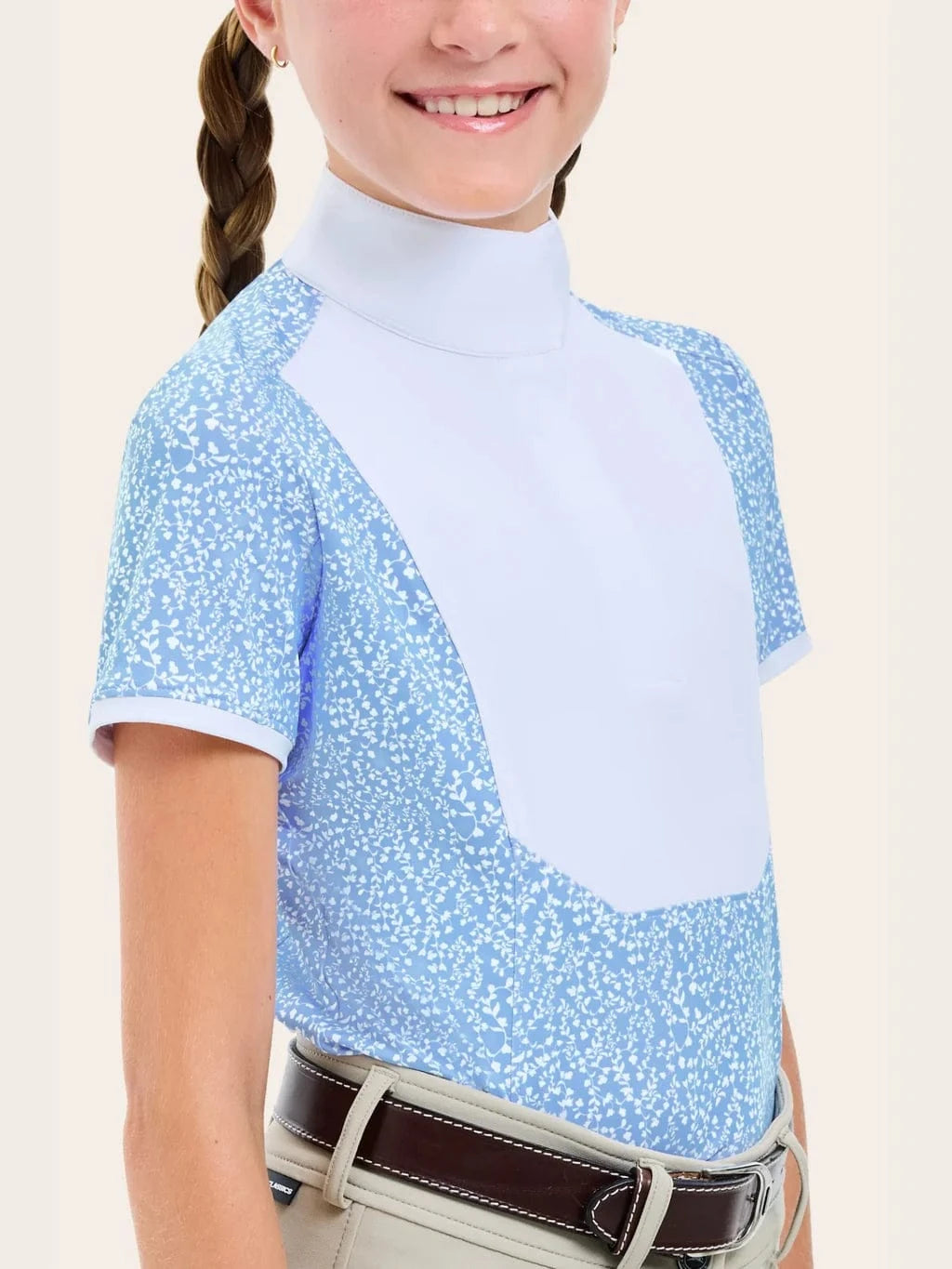 RJ Classics Show Shirt XS / Delicate Flower RJ Classics- Tessa Jr Show Shirt equestrian team apparel online tack store mobile tack store custom farm apparel custom show stable clothing equestrian lifestyle horse show clothing riding clothes RJ Classics- Tessa Jr Show Shirt horses equestrian tack store