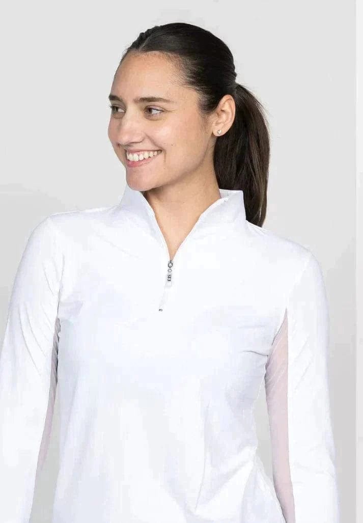 EIS Schooling Shirt White EIS- Sunshirts (L) equestrian team apparel online tack store mobile tack store custom farm apparel custom show stable clothing equestrian lifestyle horse show clothing riding clothes EIS- Sunshirts (L) horses equestrian tack store