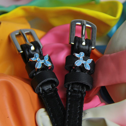 ManeJane Spur Straps Spur Straps- Balloon Puppy equestrian team apparel online tack store mobile tack store custom farm apparel custom show stable clothing equestrian lifestyle horse show clothing riding clothes ManeJane Ace of Spades horses equestrian tack store