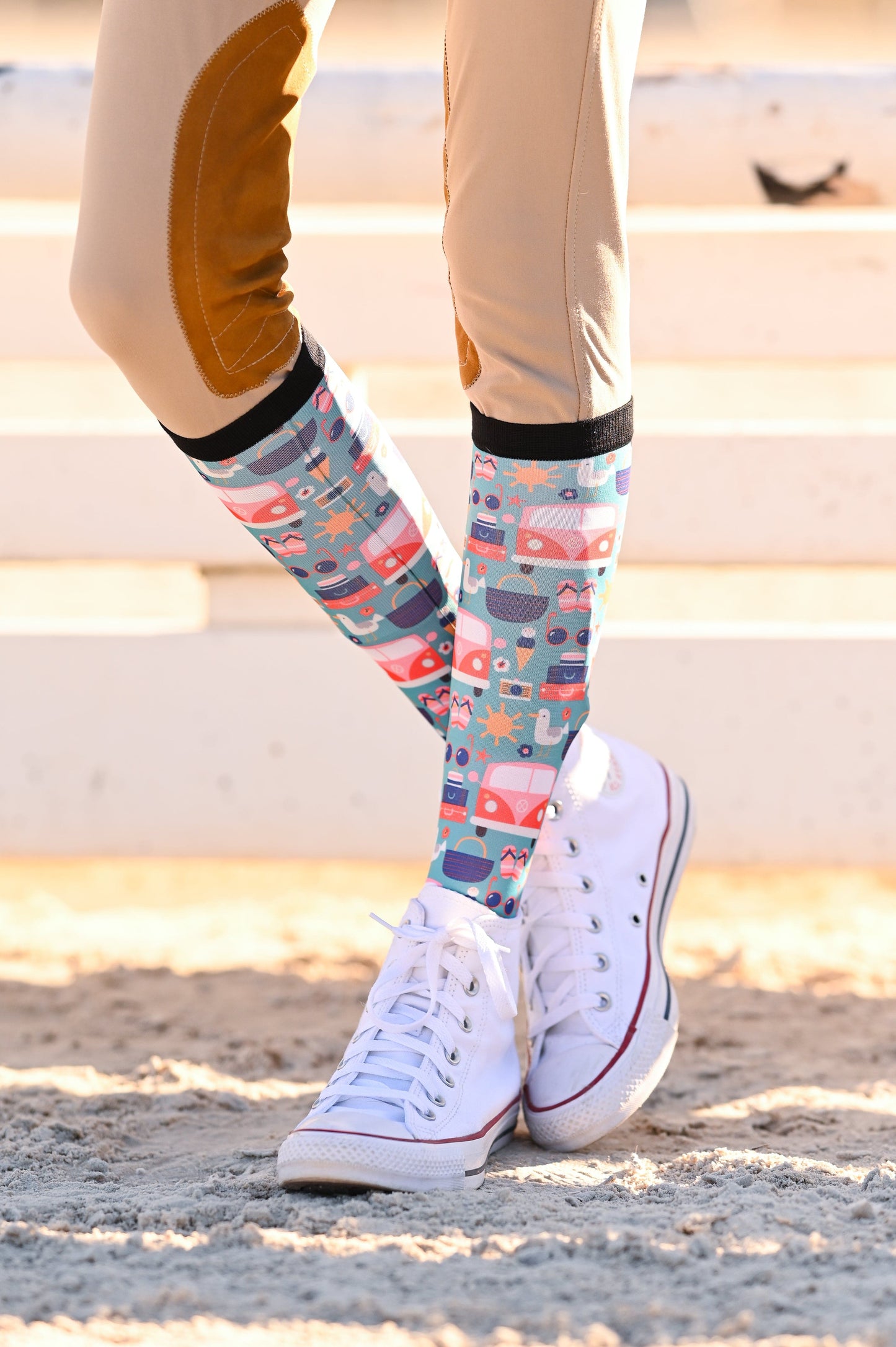 Dreamers & Schemers Socks Dreamers & Schemers- Beep Beep equestrian team apparel online tack store mobile tack store custom farm apparel custom show stable clothing equestrian lifestyle horse show clothing riding clothes horses equestrian tack store