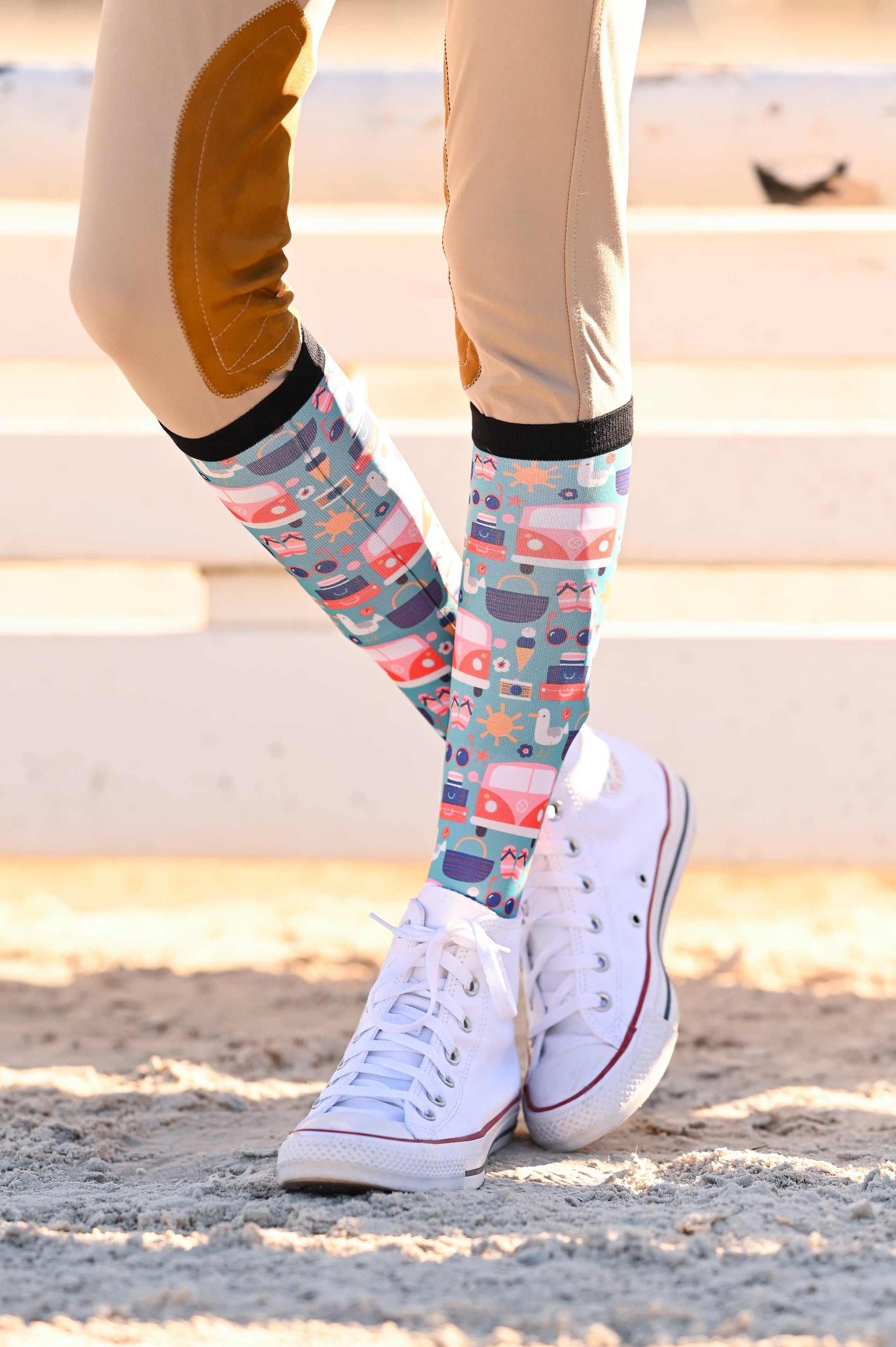 Dreamers & Schemers Socks Dreamers & Schemers- Beep Beep equestrian team apparel online tack store mobile tack store custom farm apparel custom show stable clothing equestrian lifestyle horse show clothing riding clothes horses equestrian tack store
