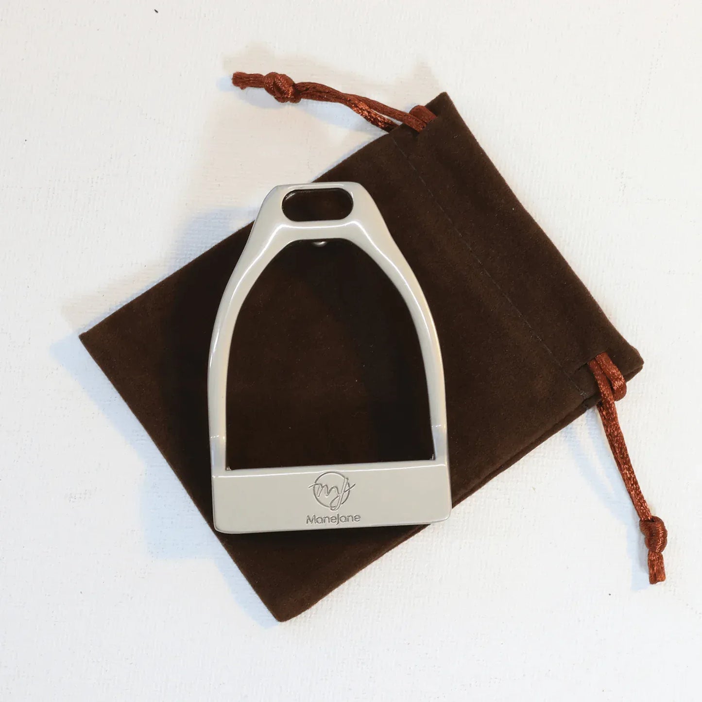 Mane Jane Belt Matte Silver Mane Jane- Belt Buckles/Stirrup equestrian team apparel online tack store mobile tack store custom farm apparel custom show stable clothing equestrian lifestyle horse show clothing riding clothes Mane Jane- Belt Buckles/Stirrup horses equestrian tack store