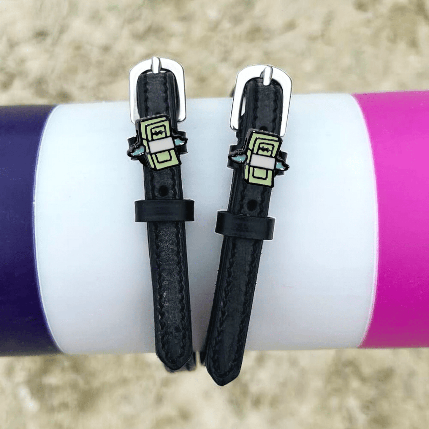ManeJane Spur Straps Spur Straps- Cash Money equestrian team apparel online tack store mobile tack store custom farm apparel custom show stable clothing equestrian lifestyle horse show clothing riding clothes ManeJane Cash Money Spur Straps horses equestrian tack store