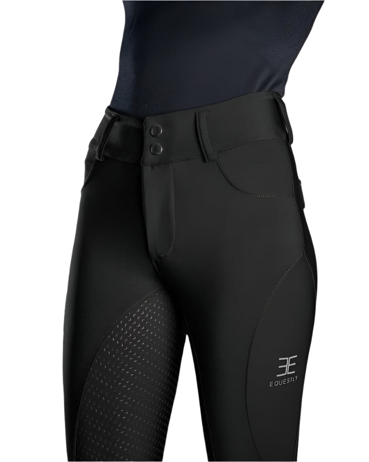Equestly Women's pants S / Charcoal Black Equestly- ECO Breeches equestrian team apparel online tack store mobile tack store custom farm apparel custom show stable clothing equestrian lifestyle horse show clothing riding clothes horses equestrian tack store