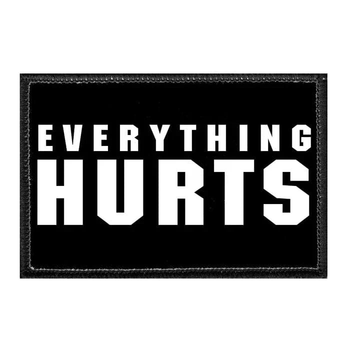 pull patch Hats Everything Hurts Pull Patch Removable Patches Lifestyle equestrian team apparel online tack store mobile tack store custom farm apparel custom show stable clothing equestrian lifestyle horse show clothing riding clothes Pull Patch Removable Patches Lifestyle horses equestrian tack store