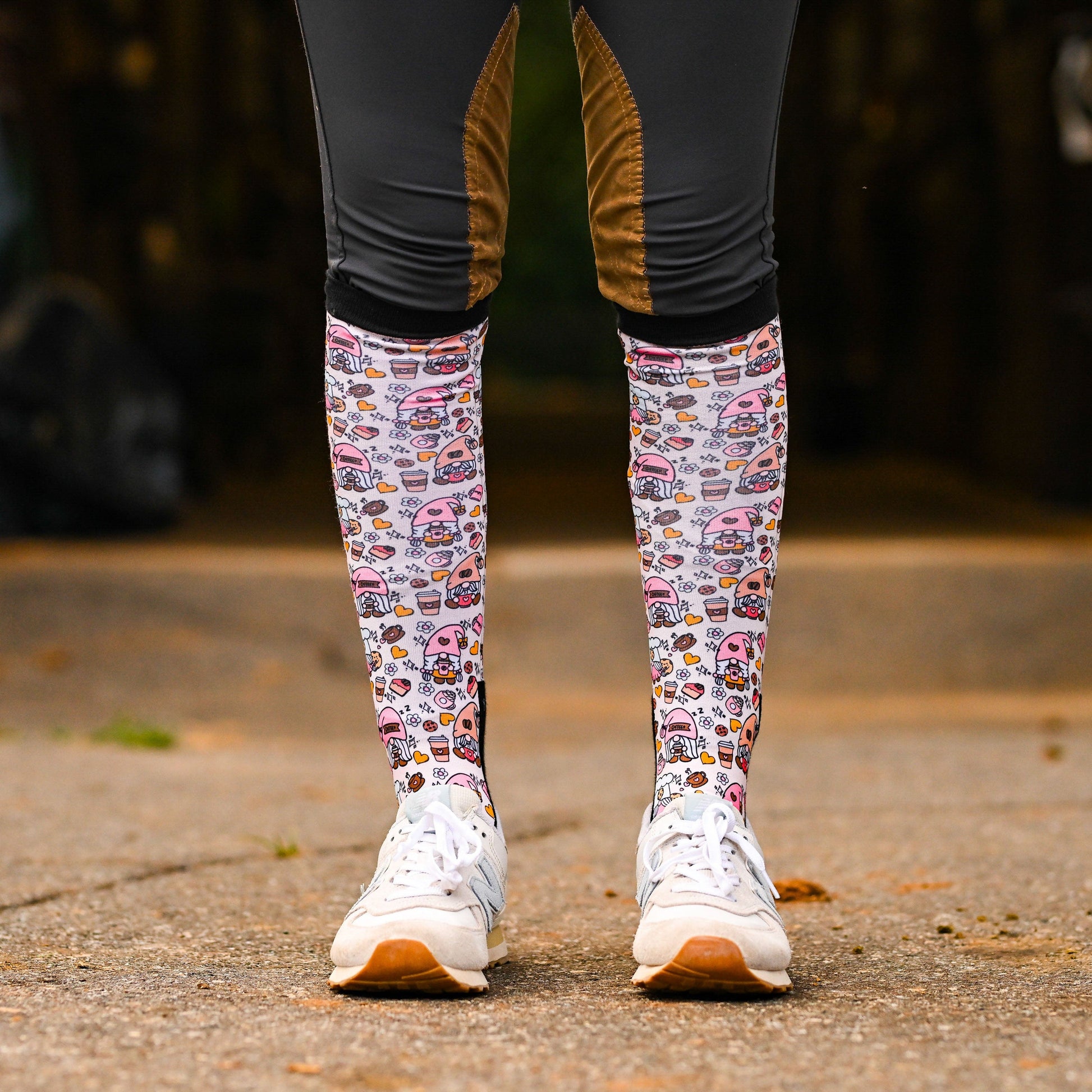 dreamers & schemers Boot Sock Dreamers & Schemers- Gnome Sweet Gnome equestrian team apparel online tack store mobile tack store custom farm apparel custom show stable clothing equestrian lifestyle horse show clothing riding clothes Unicorns & Fluffy Clouds Horse Riding  Boot Socks horses equestrian tack store