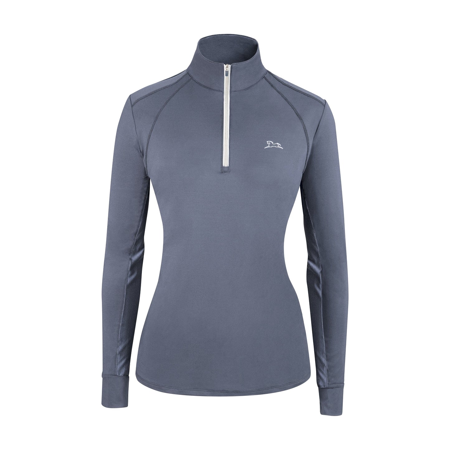 RJ Classics Schooling Shirt Grey Fog RJ Classics- Sienna Shirt (XXS) equestrian team apparel online tack store mobile tack store custom farm apparel custom show stable clothing equestrian lifestyle horse show clothing riding clothes RJ Classics- Sienna Shirt (XXS) horses equestrian tack store