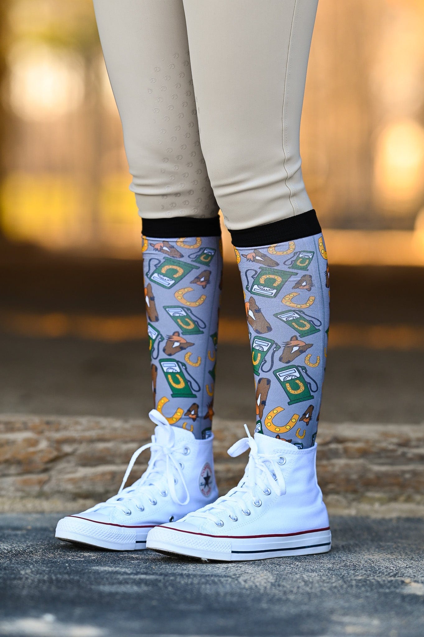 dreamers & schemers Boot Sock Dreamers & Schemers- Horse Power equestrian team apparel online tack store mobile tack store custom farm apparel custom show stable clothing equestrian lifestyle horse show clothing riding clothes Unicorns & Fluffy Clouds Horse Riding Boot Socks horses equestrian tack store