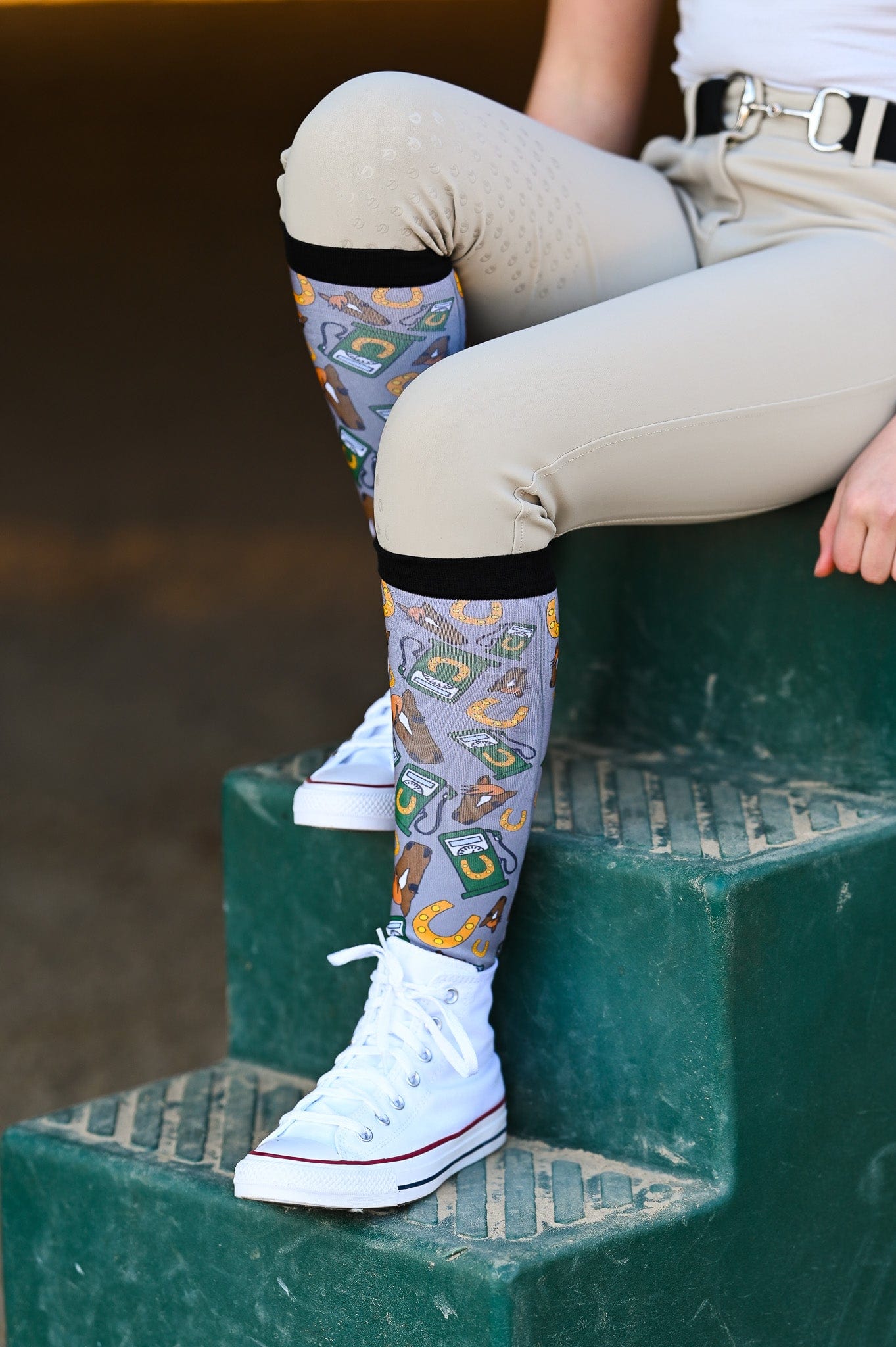 dreamers & schemers Boot Sock Dreamers & Schemers- Horse Power equestrian team apparel online tack store mobile tack store custom farm apparel custom show stable clothing equestrian lifestyle horse show clothing riding clothes Unicorns & Fluffy Clouds Horse Riding Boot Socks horses equestrian tack store