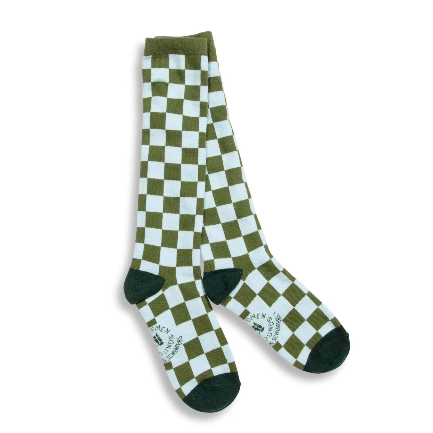 dreamers & schemers Boot Sock Olive/Powder Dreamers & Schemers- Huntsman & Hounds Check This Tall Socks equestrian team apparel online tack store mobile tack store custom farm apparel custom show stable clothing equestrian lifestyle horse show clothing riding clothes Dreamers & Schemers- Huntsman & Hounds Check This Tall Socks horses equestrian tack store