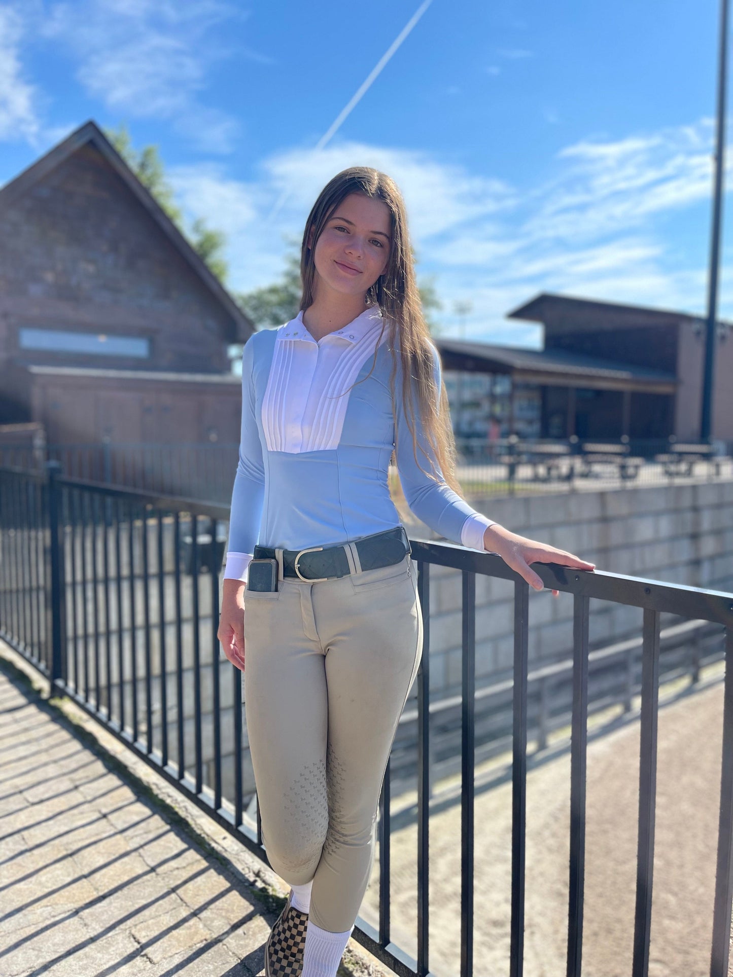 Equestrian Team Apparel Equestrian Team Apparel- Show Shirt Long Sleeve Exclusive equestrian team apparel online tack store mobile tack store custom farm apparel custom show stable clothing equestrian lifestyle horse show clothing riding clothes horses equestrian tack store