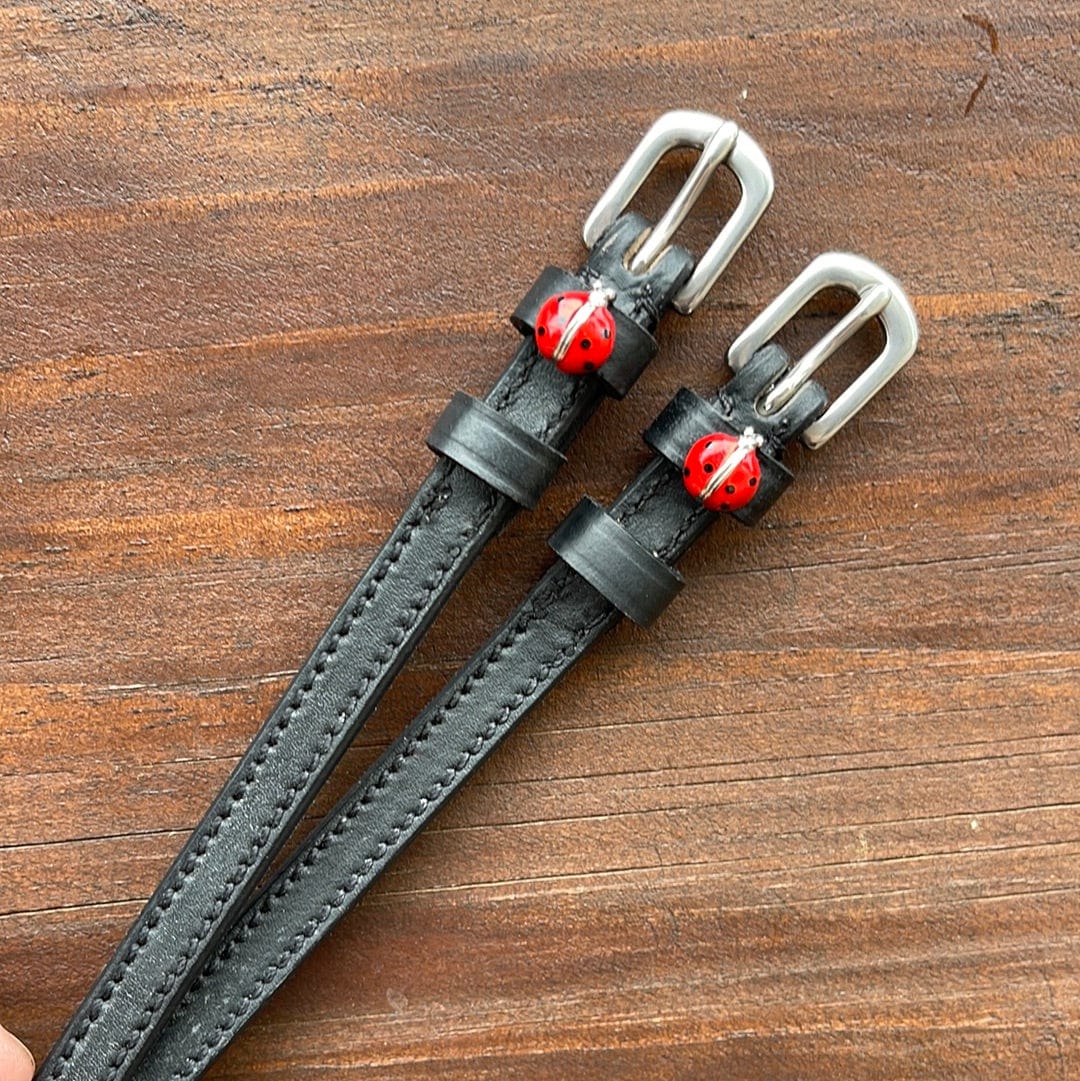 ManeJane Spur Straps Mane Jane- Red Lady Bug Spur Strap equestrian team apparel online tack store mobile tack store custom farm apparel custom show stable clothing equestrian lifestyle horse show clothing riding clothes horses equestrian tack store