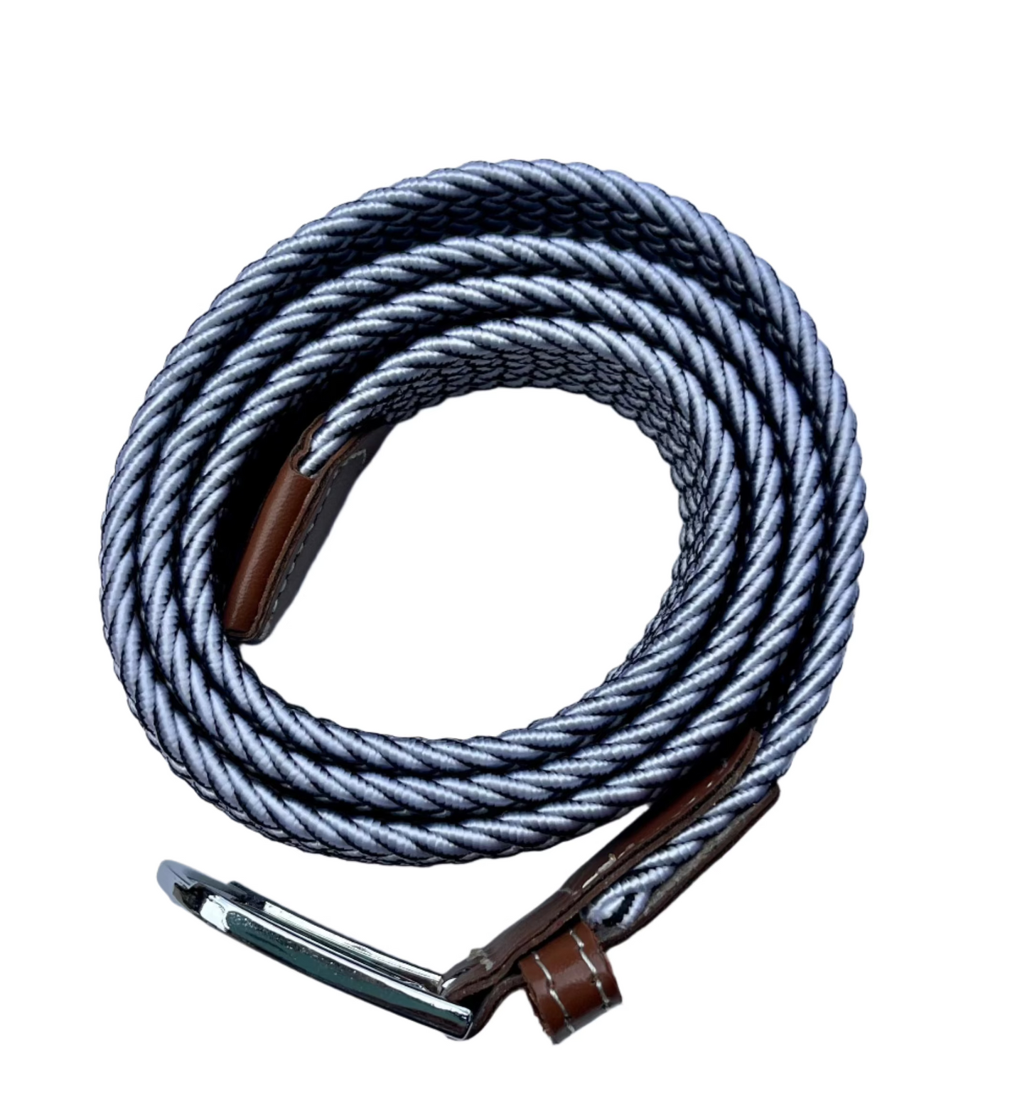 Rather Lucky Belts White/Black Rather Lucky- Braided Belt equestrian team apparel online tack store mobile tack store custom farm apparel custom show stable clothing equestrian lifestyle horse show clothing riding clothes horses equestrian tack store