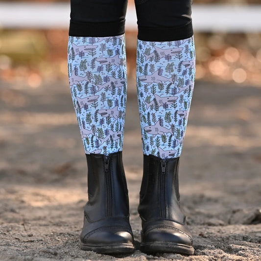 dreamers & schemers Boot Sock Dreamers & Schemers- Jawsome equestrian team apparel online tack store mobile tack store custom farm apparel custom show stable clothing equestrian lifestyle horse show clothing riding clothes Unicorns & Fluffy Clouds Horse Riding  Boot Socks horses equestrian tack store