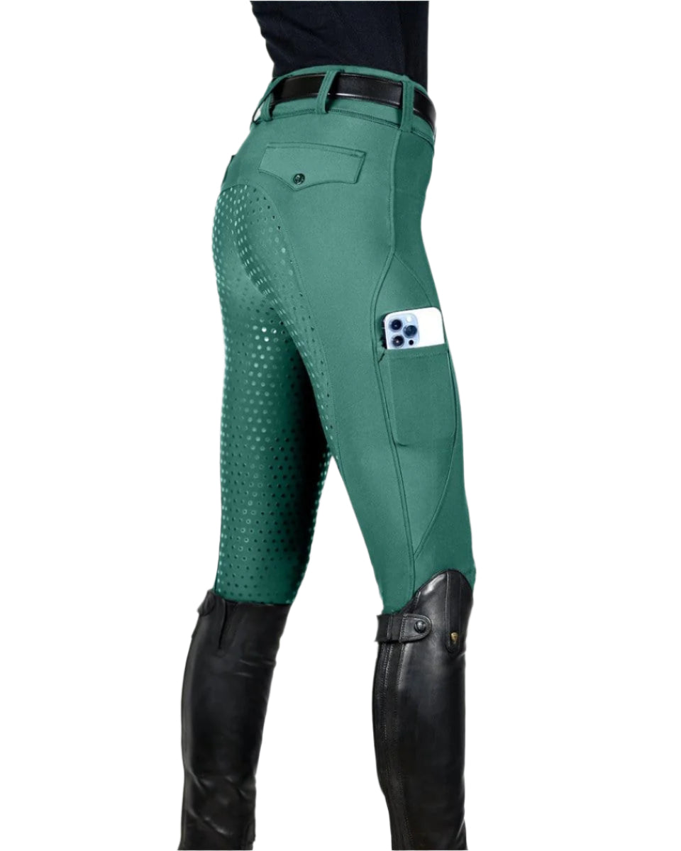 Equestly Women's pants S Equestly- Lux GripTEQ Riding Pants Jade equestrian team apparel online tack store mobile tack store custom farm apparel custom show stable clothing equestrian lifestyle horse show clothing riding clothes horses equestrian tack store