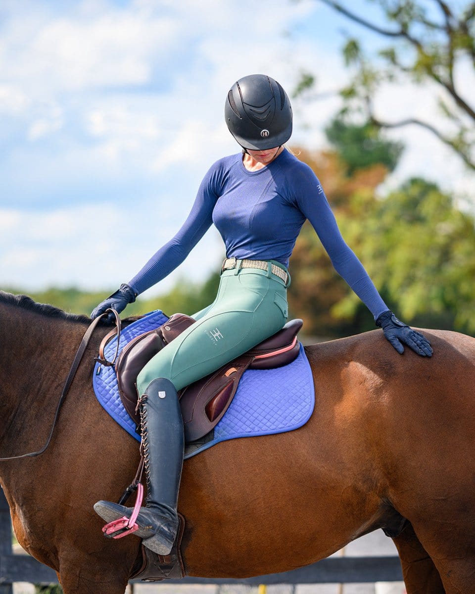 Equestly Women's pants Equestly- Lux GripTEQ Riding Pants Jade equestrian team apparel online tack store mobile tack store custom farm apparel custom show stable clothing equestrian lifestyle horse show clothing riding clothes horses equestrian tack store