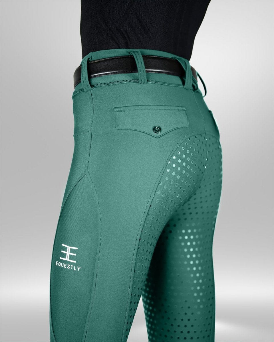 Equestly Women's pants Equestly- Lux GripTEQ Riding Pants Jade equestrian team apparel online tack store mobile tack store custom farm apparel custom show stable clothing equestrian lifestyle horse show clothing riding clothes horses equestrian tack store