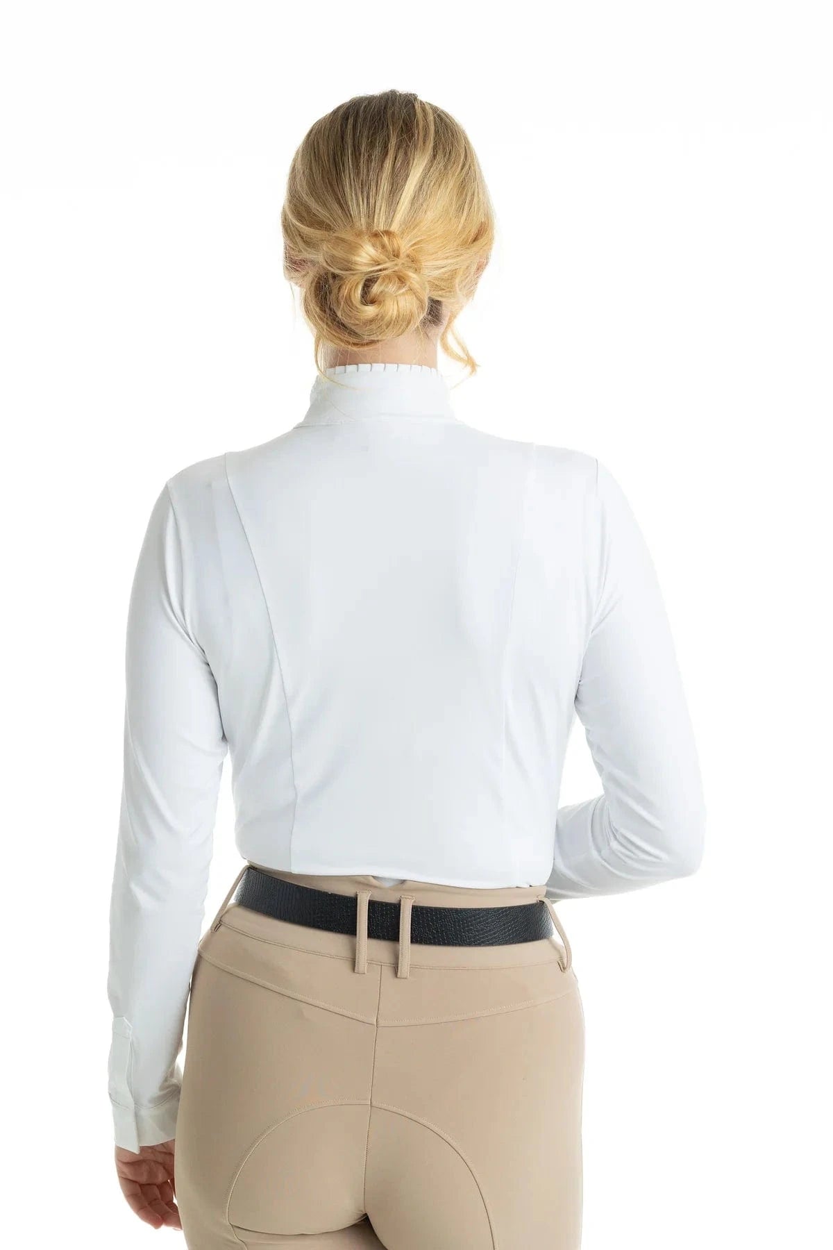 Hannah Childs Show Shirt Hannah Childs- Shelby Ruffle Show Shirt (Long Sleeve) equestrian team apparel online tack store mobile tack store custom farm apparel custom show stable clothing equestrian lifestyle horse show clothing riding clothes Hannah Childs- Shelby Ruffle Show Shirt (Long Sleeve) horses equestrian tack store