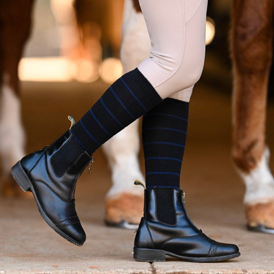 dreamers & schemers Boot Sock Dreamers & Schemers- Simple Stripes Knit Socks equestrian team apparel online tack store mobile tack store custom farm apparel custom show stable clothing equestrian lifestyle horse show clothing riding clothes Dreamers & Schemers- Simple Stripes Knit Socks horses equestrian tack store