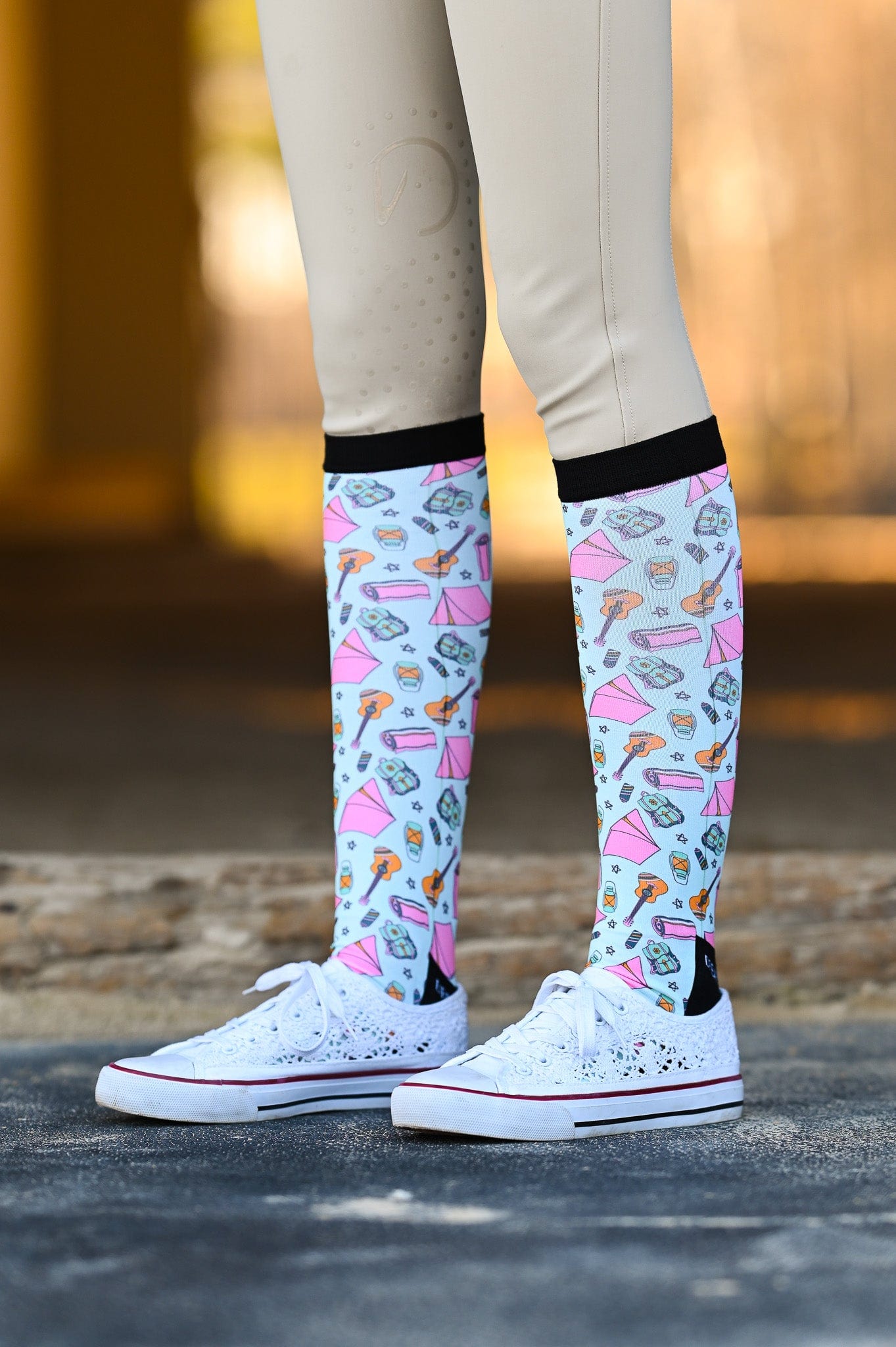 Dreamers & Schemers Socks Dreamers & Schemers- Sleepover equestrian team apparel online tack store mobile tack store custom farm apparel custom show stable clothing equestrian lifestyle horse show clothing riding clothes horses equestrian tack store