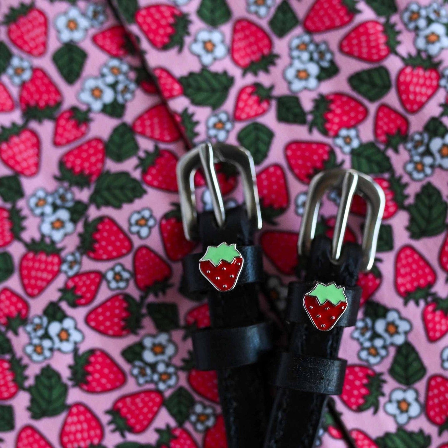 ManeJane Spur Straps Spur Straps- Strawberry equestrian team apparel online tack store mobile tack store custom farm apparel custom show stable clothing equestrian lifestyle horse show clothing riding clothes Spur Straps- Strawberry horses equestrian tack store