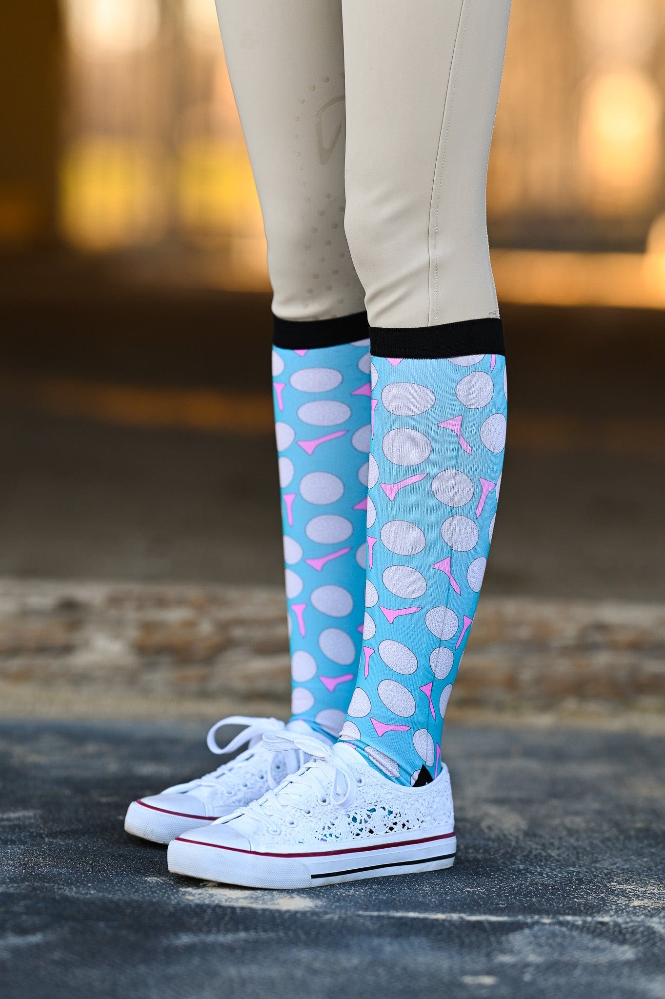 Dreamers & Schemers Socks Dreamers & Schemers- Tee'd Off equestrian team apparel online tack store mobile tack store custom farm apparel custom show stable clothing equestrian lifestyle horse show clothing riding clothes horses equestrian tack store