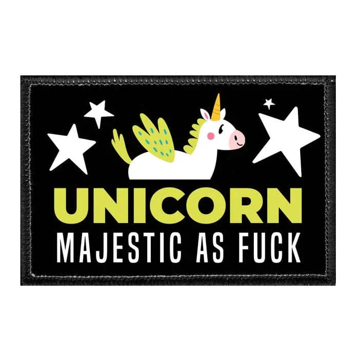 pull patch Hats Unicorn Majestic As F*ck Pull Patch Removable Patches Unicorns equestrian team apparel online tack store mobile tack store custom farm apparel custom show stable clothing equestrian lifestyle horse show clothing riding clothes Pull Patch Removable Patches Unicorns horses equestrian tack store