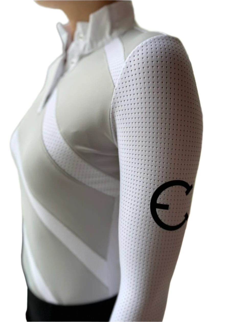 EquestrianClub Training Shirt EquestrianClub- Zoya Shirt (Grey) equestrian team apparel online tack store mobile tack store custom farm apparel custom show stable clothing equestrian lifestyle horse show clothing riding clothes horses equestrian tack store