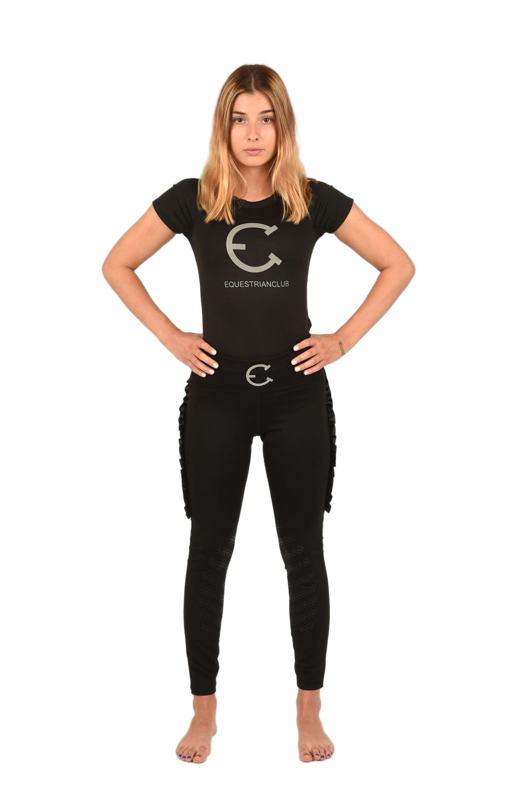 EquestrianClub Riding Leggings EquestrianClub Ruffled Riding Leggings equestrian team apparel online tack store mobile tack store custom farm apparel custom show stable clothing equestrian lifestyle horse show clothing riding clothes horses equestrian tack store