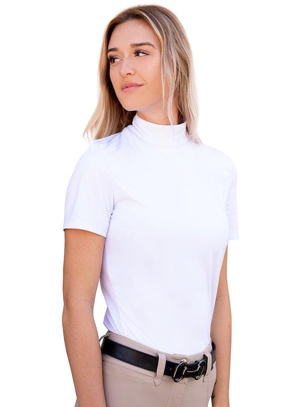 Equestrian Team Apparel XS / White Equisite Elements Valentina Short Sleeve Tech Shirt equestrian team apparel online tack store mobile tack store custom farm apparel custom show stable clothing equestrian lifestyle horse show clothing riding clothes horses equestrian tack store
