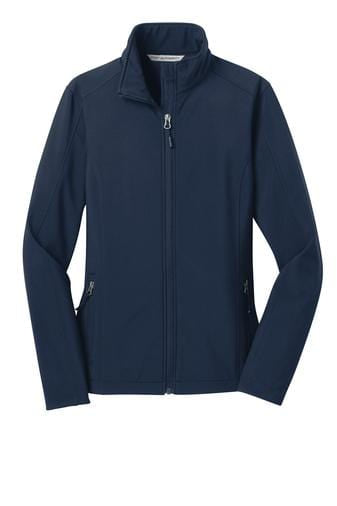 Women s Soft Shell Jacket Blue Navy 2XL