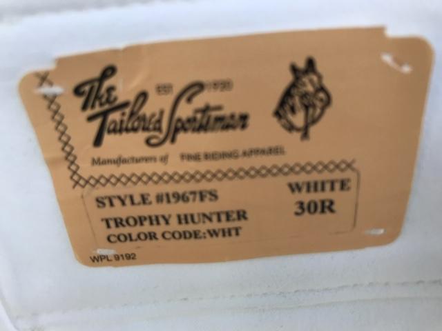 Tailored Sportsman Breeches 36 / White/White Seat The Tailored Sportsman- Trophy Hunter Breeches (Full Seat) equestrian team apparel online tack store mobile tack store custom farm apparel custom show stable clothing equestrian lifestyle horse show clothing riding clothes The Tailored Sportsman- Trophy Hunter Breeches (Full Seat) horses equestrian tack store