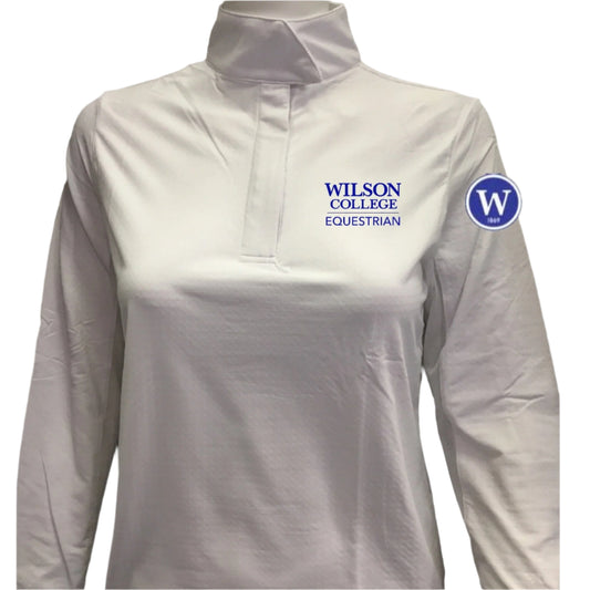 Equestrian Team Apparel Custom Team Shirts XS Wilson College Show Shirt equestrian team apparel online tack store mobile tack store custom farm apparel custom show stable clothing equestrian lifestyle horse show clothing riding clothes horses equestrian tack store
