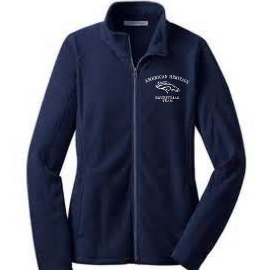 Equestrian Team Apparel Custom Team Shirts XS / Navy / Name American Heritage IEA Fleece Jacket equestrian team apparel online tack store mobile tack store custom farm apparel custom show stable clothing equestrian lifestyle horse show clothing riding clothes horses equestrian tack store
