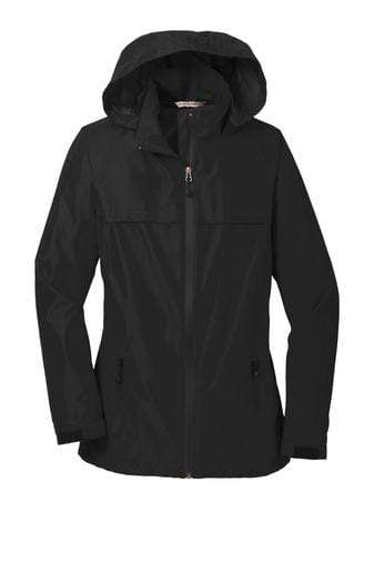 Equestrian Team Apparel rain coat XS / Black ETA Rain Coat Ladies equestrian team apparel online tack store mobile tack store custom farm apparel custom show stable clothing equestrian lifestyle horse show clothing riding clothes horses equestrian tack store