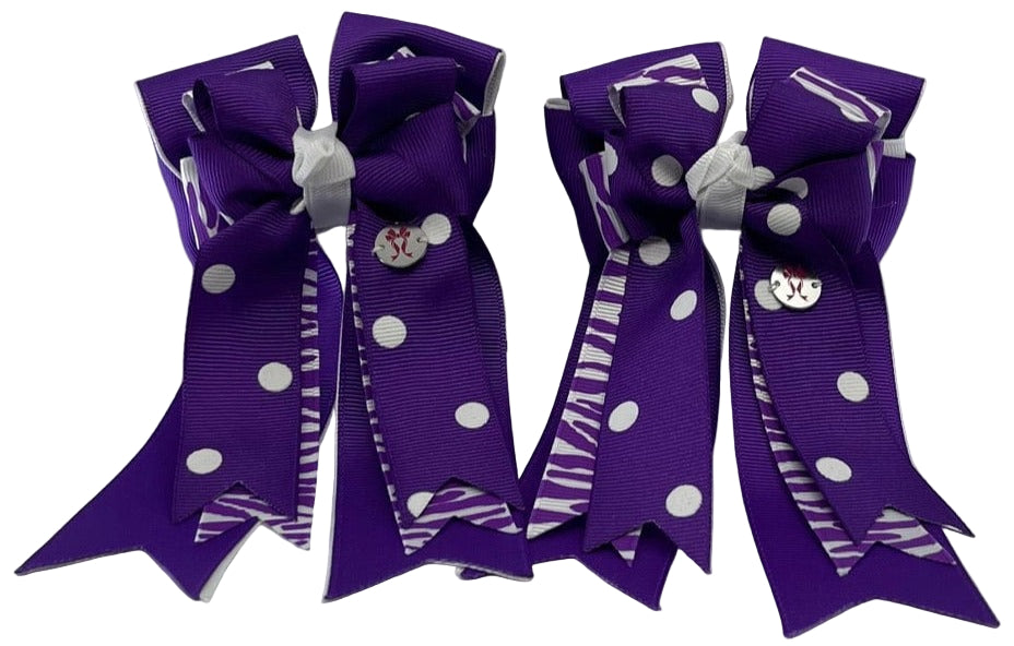 PonyTail Bows 3" Tails Purple Passion PonyTail Bows equestrian team apparel online tack store mobile tack store custom farm apparel custom show stable clothing equestrian lifestyle horse show clothing riding clothes PonyTail Bows | Equestrian Hair Accessories horses equestrian tack store