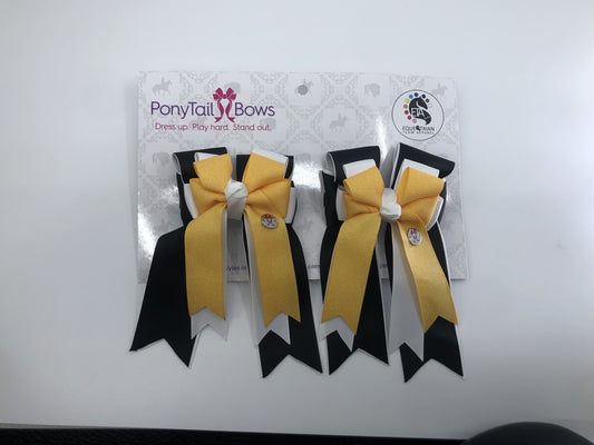 PonyTail Bows 3" Tails Derby PonyTail Bows equestrian team apparel online tack store mobile tack store custom farm apparel custom show stable clothing equestrian lifestyle horse show clothing riding clothes PonyTail Bows | Equestrian Hair Accessories horses equestrian tack store