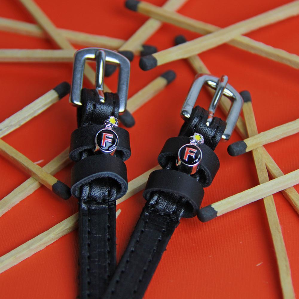 ManeJane Black Spur Straps F Bomb Spur Straps equestrian team apparel online tack store mobile tack store custom farm apparel custom show stable clothing equestrian lifestyle horse show clothing riding clothes horses equestrian tack store
