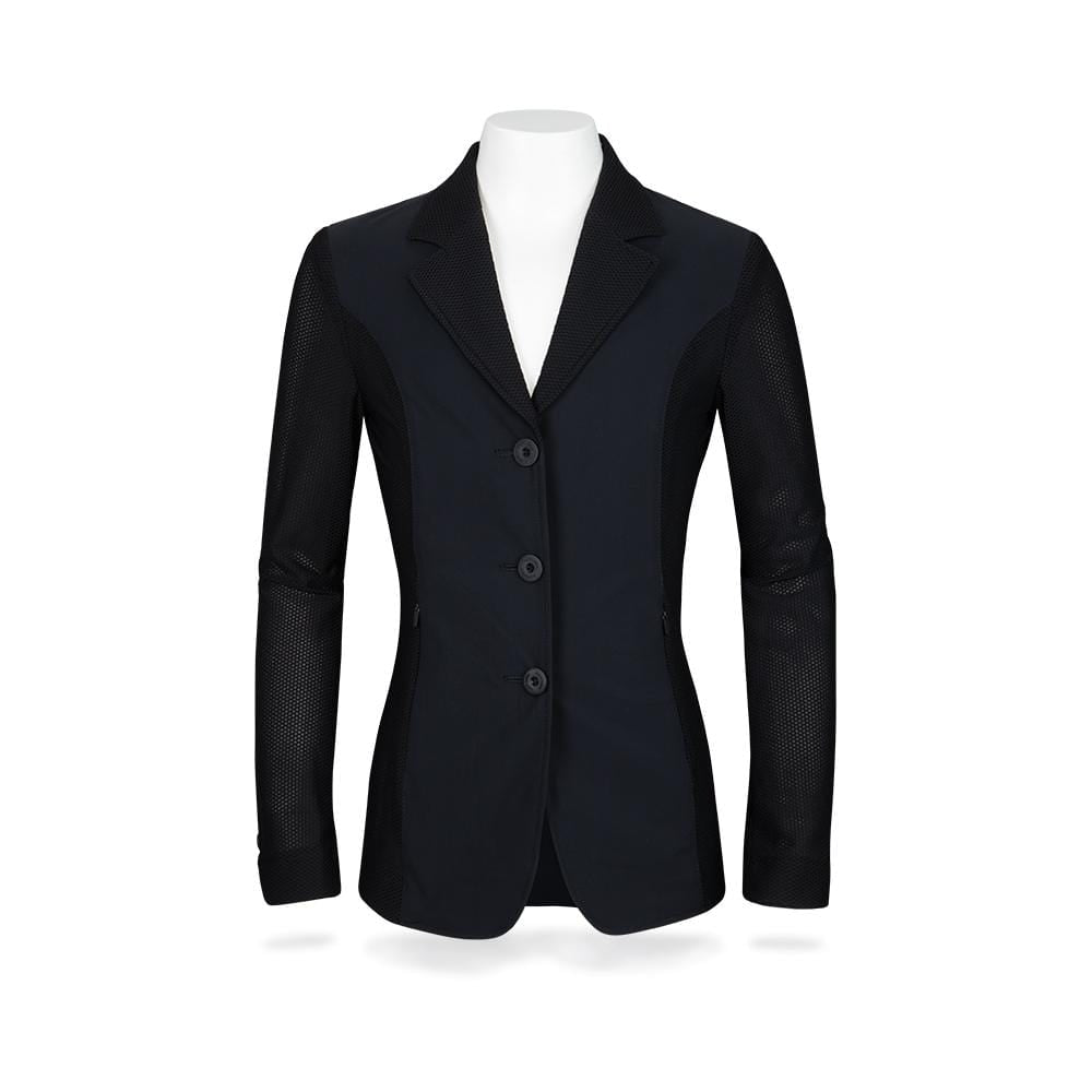RJ Classics Show Coat 8R / Black Harmony Jr Mesh Show Coat - RJ Classics equestrian team apparel online tack store mobile tack store custom farm apparel custom show stable clothing equestrian lifestyle horse show clothing riding clothes horses equestrian tack store