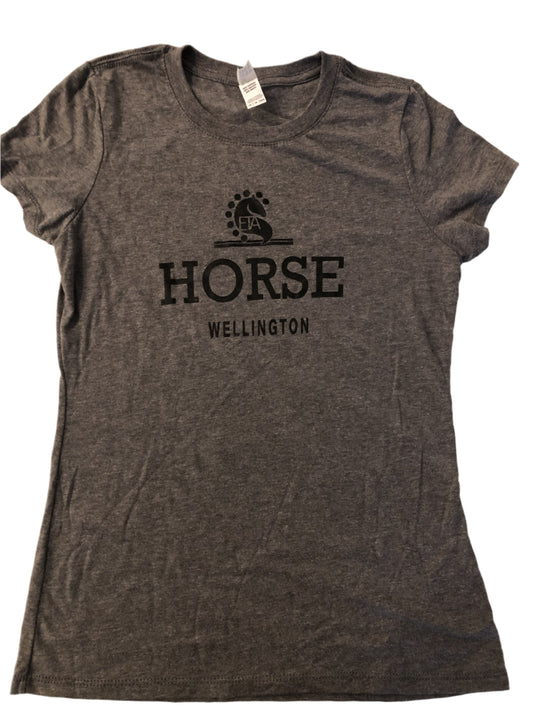 Equestrian Team Apparel Graphic Tees Grey Horse Graphic Tee - ETA equestrian team apparel online tack store mobile tack store custom farm apparel custom show stable clothing equestrian lifestyle horse show clothing riding clothes horses equestrian tack store
