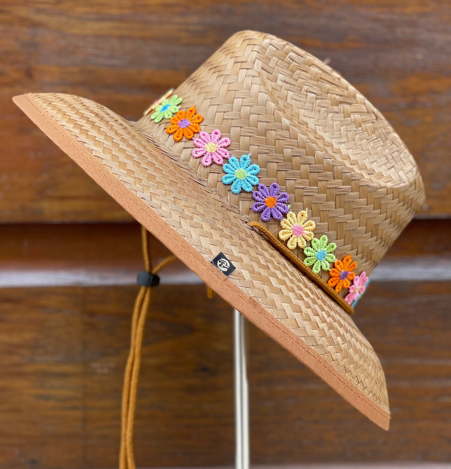 Island Girl Sun Hat Island Girl Smaller Brim Pastel Daisies Hat equestrian team apparel online tack store mobile tack store custom farm apparel custom show stable clothing equestrian lifestyle horse show clothing riding clothes horses equestrian tack store